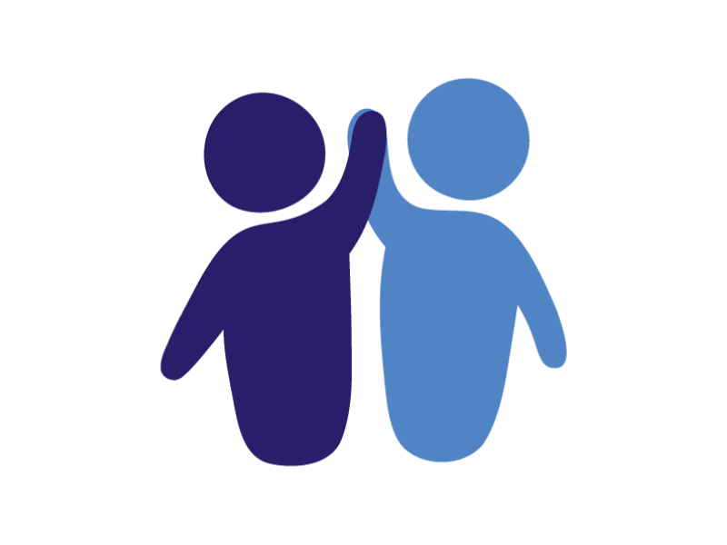 illustration-of-two-people-high-fiving-each-other