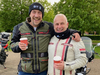 two-motorcyclists-wearing-a-garden-house-hospice-care-beanie-and-snood