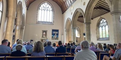 a-congregation-gathered-in-a-church