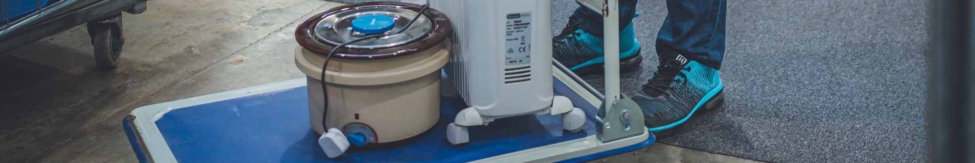 electrical-items-on-a-trolley-at-the-depot