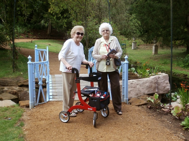 dorothy-and-lillian-smile-at-the-camera-while-on-a-walk