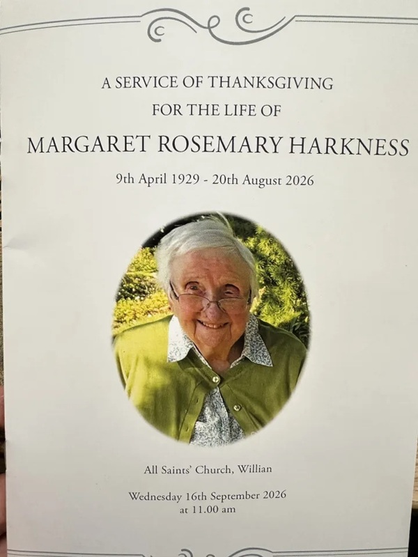 margaret-rosemary-harkness-funeral-order-of-service-leaflet