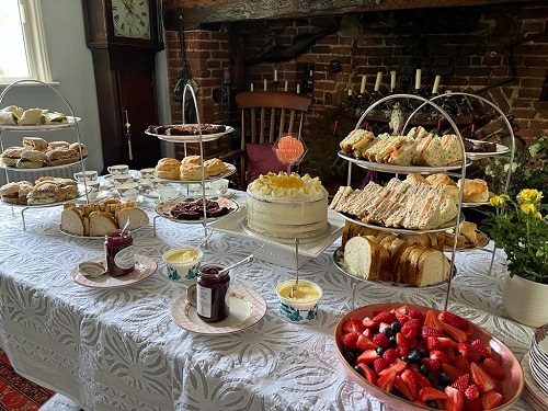 a-collection-of-cakes-on-a-table