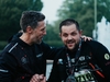 organiser-phil-congratulates-runner-at-the-flawed-hero-marathon