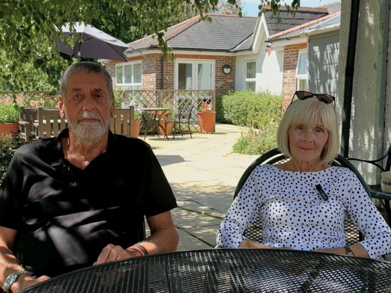 stuart-and-jill-in-the-hospice-gardens