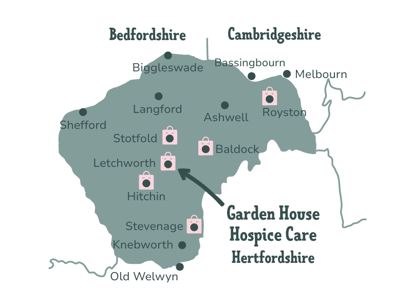map-of-garden-house-hospice-care-stores