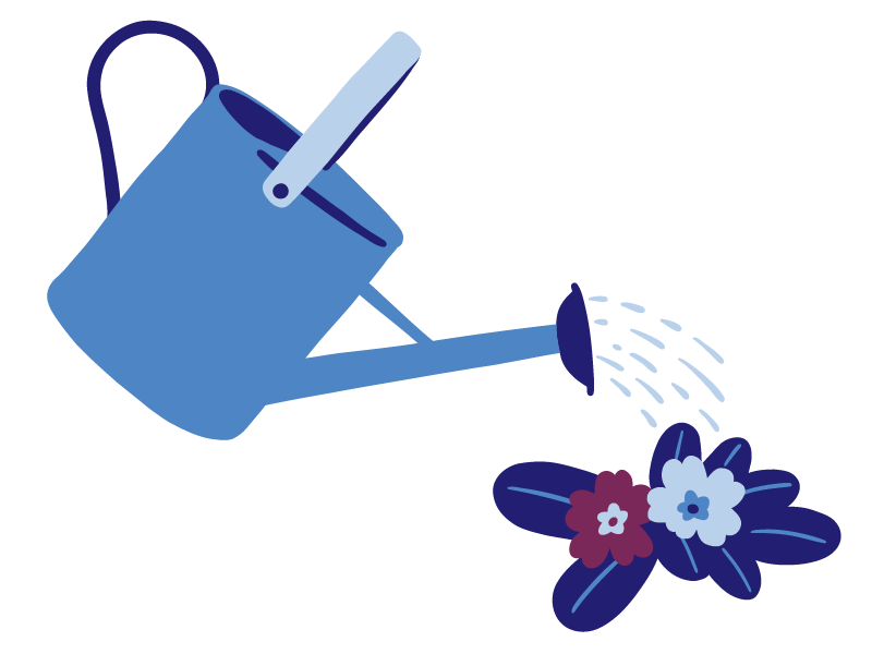 illustration-of-a-watering-can-and-flowers