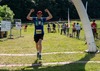 runner-punches-air-as-he-finishes-hitchin-half-marathon